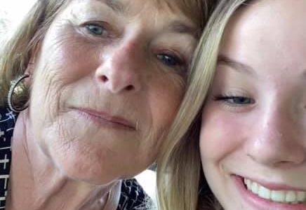 Sophomore Claire Moberly and her nana, Lola Moberly
