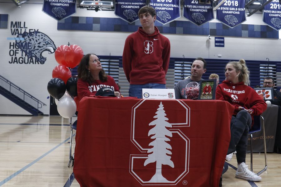 Senior Dylan Hooper signs to play soccer at Stanford University.
