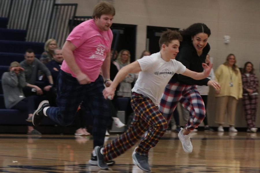 Optional pep assembly held in main gym