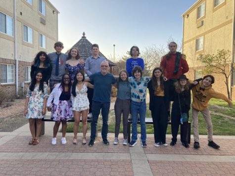 Due to the Science Olympiad State Competition falling on the same date as the Junior Senior Prom, members of the team participated in Science Prom at their hotel in Wichita, Friday, March 31.