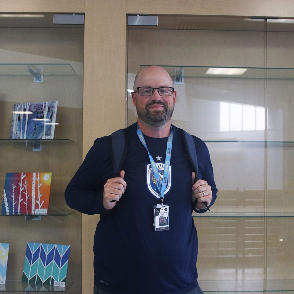 New resource teacher Justin Crawford is ready to go out and coach one of his passions, soccer. 
