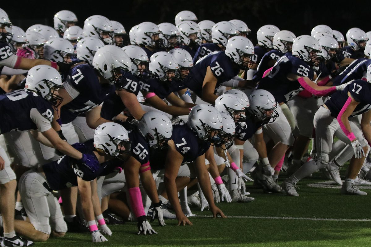 Before the game, players start crawling towards the captains meeting.