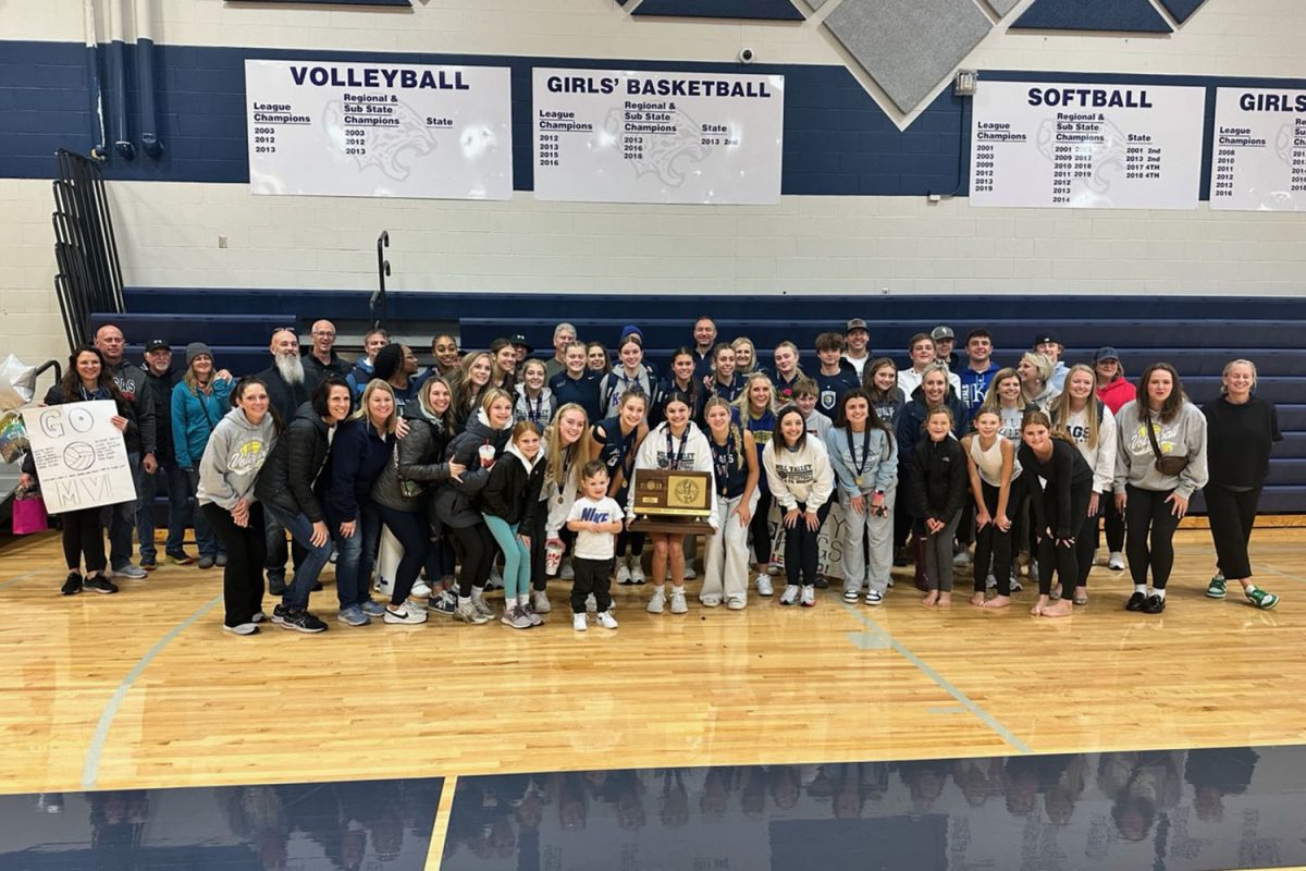 After returning from Salina, the team was greeted by parents and friends to help them celebrate.