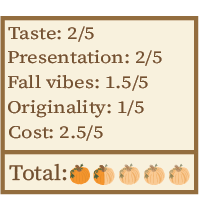 Pumpkin Spice Rating scooters