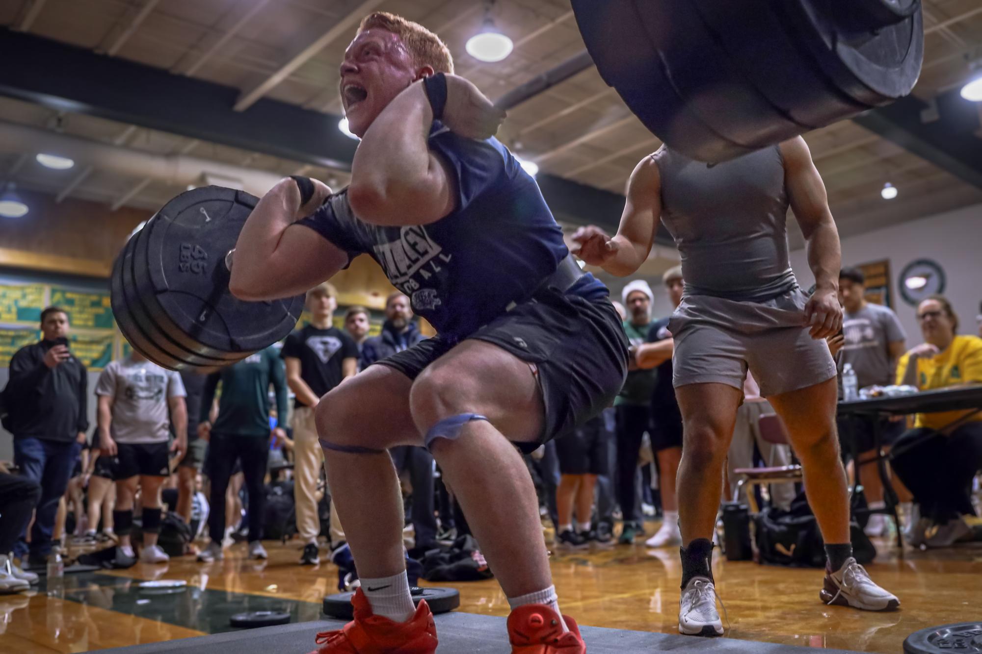 Senior Waylon Schenk plans to continue his powerlifting career while in college