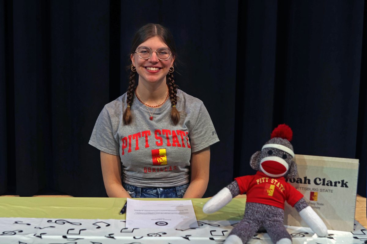 Senior Joah Clark will be attending Pittsburg State University for Marching and Symphonic Band. 