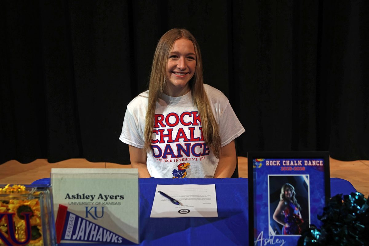 Senior Ashley Ayers will be attending University of Kansas to be a member of the dance team. 