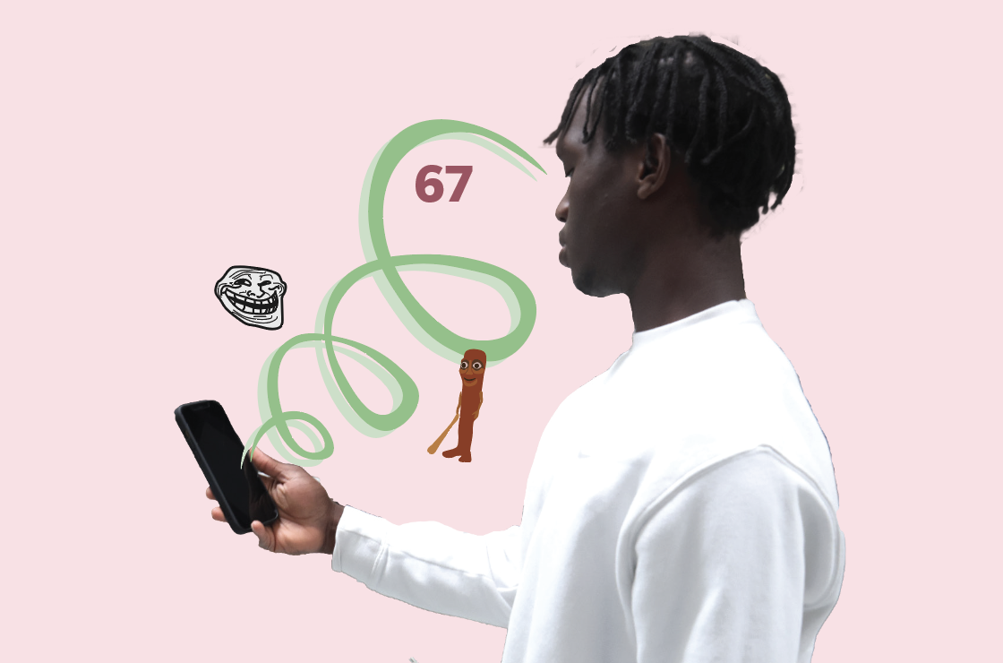 On hisphone, senior Cayden Rotich often feels the negative affects of brainrot,“Tiktok has genuinely messed up my attention span, sometimes I won’t be able to focus on anything for longer than 30 seconds.”