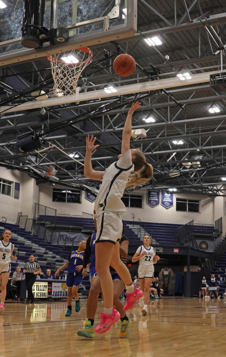 Scoring, junior Riley Marshall increases the Jags' lead.
