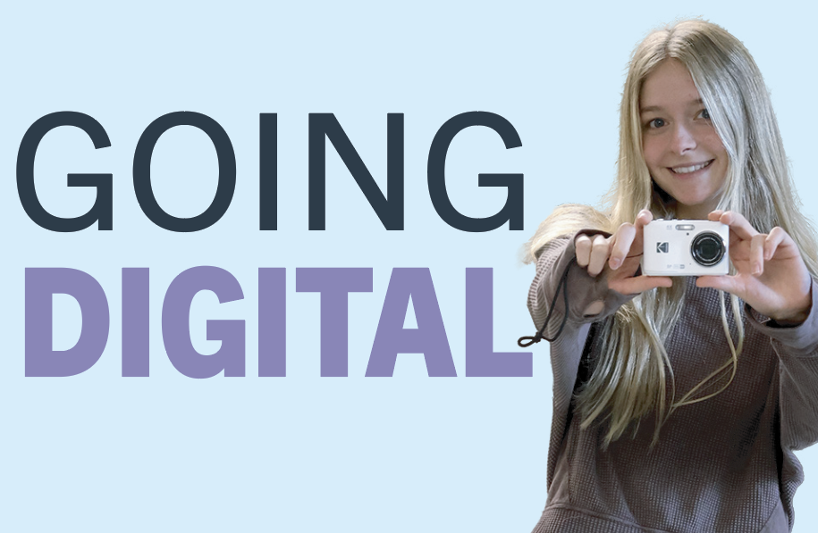 The growth in popularity of digital cameras caused a shift in how students take photos