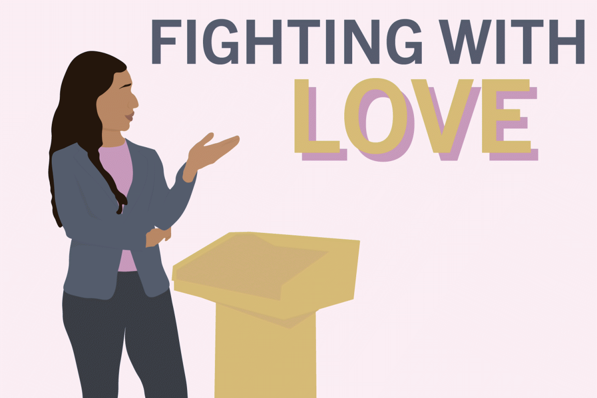 Fighting with love is key to not becoming overwhelmed with unfortunate news